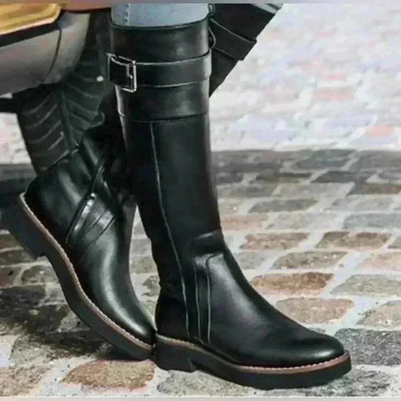 Geox Adrya Leather Boots Black | 37 - Picture 16 of 16